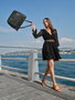 Lucky Bees Bolso Tote Negro